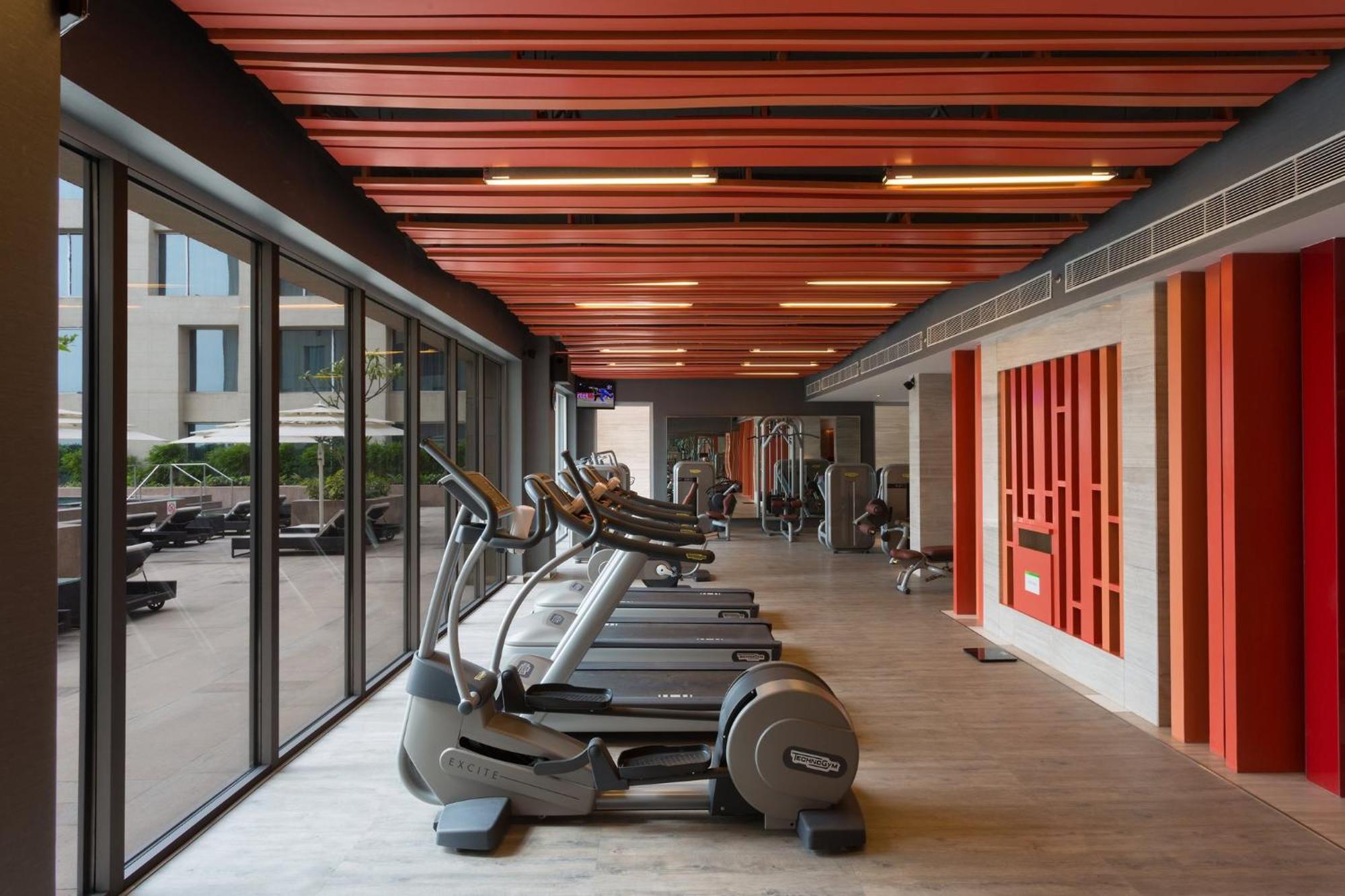 Holiday Inn New Delhi Aerocity By Ihg מראה חיצוני תמונה The gym at the hotel
